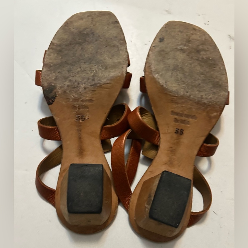 Cydwoq Women's vintage Brown Strappy Sandals size 35/5 - Picture 5 of 6